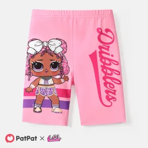 L.O.L. SURPRISE! Kid Girl Eco-friendly RPET Fabric Character Print Leggings Shorts #803358