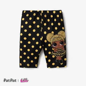 L.O.L. SURPRISE! Toddler Girl Leopard/Polk dot/Tye dyed Print Short Leggings #1319298