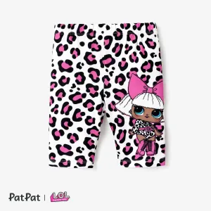L.O.L. SURPRISE! Toddler Girl Leopard/Polk dot/Tye dyed Print Short Leggings #1319310