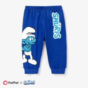 The Smurfs Baby Boy/ Girl Positioning Pattern Casual Pants