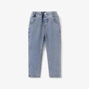 Toddler Boy Casual Elasticized Denim Jeans #768372