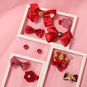10pcs Children's Bow Knot Flower Crown Hair Accessories Gift Package #1064802