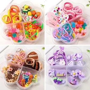 140 pieces Colorful and multi-combination hair accessories set, a variety of styles can be purchased #1092721