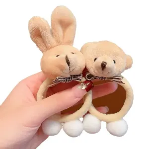 2-pack Toddler/kids Cartoon bear rabbit hair rope #1317199