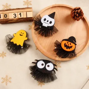 4-pack kids/toddler childlike Halloween head decoration hair clip #1067696