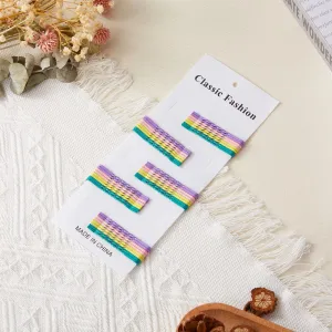 50-pack Adult/children  Basic commonly used Colorful clips, hair clips with bangs and broken hair #1162990