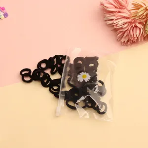 50-pack Multicolor Small Size Rubber Hair Ties for Girls #198688