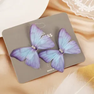Butterfly Crystal Diamond Decor Hair Clip for Girls #999419