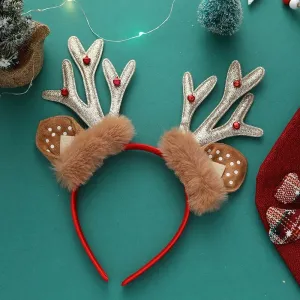Christmas Greet Bell Elk Antler Red Headband for Toddler/kids/adult #1171676