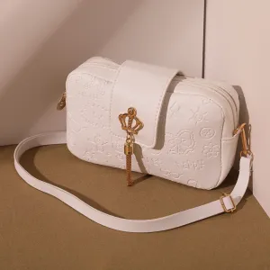 Girls exquisite print camera bag, shoulder/cross-body dual-use bag #1064909
