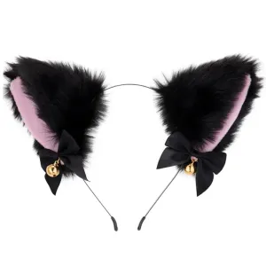 Halloween cat ears bell headband hair accessories #1064795