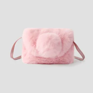 Kids/toddler Furry feel, Versatile & fashion & foreign style small bag, coin purse, one-shoulder and cross-body dual-use for Girl #1095745