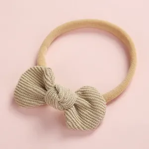 Pretty Bowknot Solid Hairband for Girls #189116