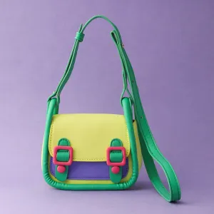 Toddler/Kid Colorblock Flip Shoulder Bag Crossbody Bag #1059082