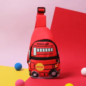 Toddler/Kid Little Bus Print Chest Bag #1059076