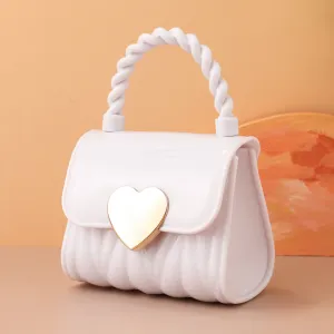 Toddler/Kid Mini Heart Pattern Handbag Crossbody Bag Jelly Bag #1059067