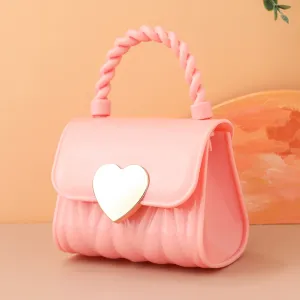 Toddler/Kid Mini Heart Pattern Handbag Crossbody Bag Jelly Bag #1059068