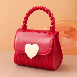 Toddler/Kid Mini Heart Pattern Handbag Crossbody Bag Jelly Bag #1059069