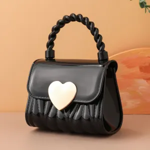 Toddler/Kid Mini Heart Pattern Handbag Crossbody Bag Jelly Bag #1059070
