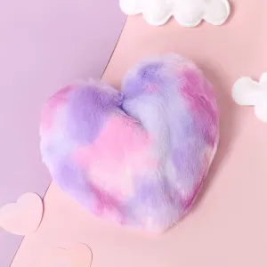 Toddler/kids Fashionable Colorful Heart-shaped Plush Crossbody Bag with Chain Strap #1326567