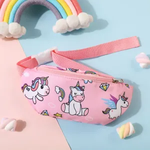 Toddlers/Kids Unicorn Print Waist Chest Shoulder Bag