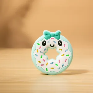 100% Food-Grade BPA-free Baby Silicone Donut Teething Ring #1065080