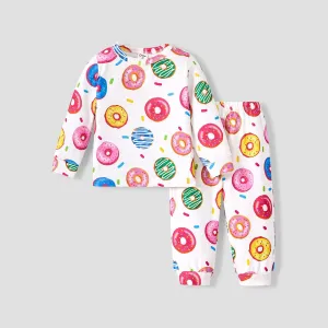 2pcs Baby/Toddler Girl Casual Pajamas Set #1166516