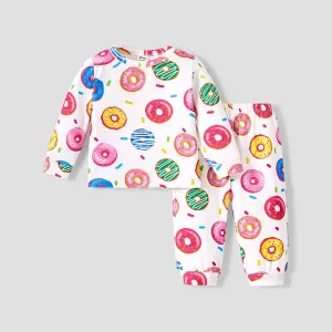 2pcs Baby/Toddler Girl Casual Pajamas Set #1166520