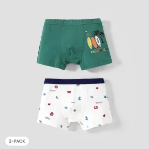 2pcs Boy Casual Cotton Panties Set #1078474