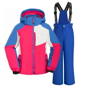 2PCS Kid Boy/Girl Windproof Waterproof Winter Ski Jacket & Pants Set Snow Suit #1317346