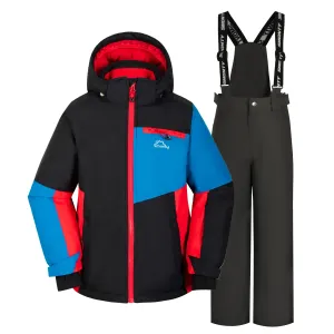 2PCS Kid Boy/Girl Windproof Waterproof Winter Ski Jacket & Pants Set Snow Suit #1317352