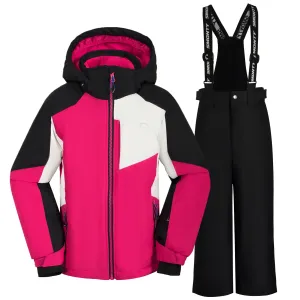 2PCS Kid Boy/Girl Windproof Waterproof Winter Ski Jacket & Pants Set Snow Suit #1068841