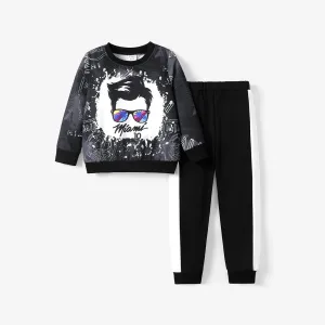 2pcs  Kid/Toddler Girl/Boy Casual Fashion Set #1192764