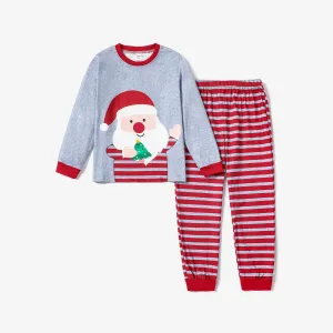 2pcs Toddler/Kid Girl/Boy Fashionable Casual Christmas Pajamas Set #1166544