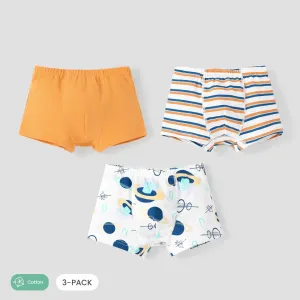 3PCS Boy's  Cute Animal Print Casual Ball Underwear Set #1206450