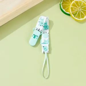 Adjustable Pacifier Clip with Braided Cord and Secure Clasp - Prevents Dropping #1323314