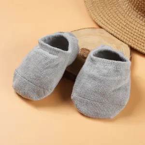 Baby Boy 2pcs Plaid Romper Shirt and Denim Overalls Set/ Socks/ Denim Shoes #1326238