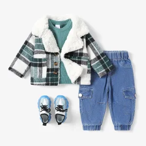 Baby/Kid Girl/Boy Childlike Solid Color Coat/Jeans/Sweater/Shoes #1167428