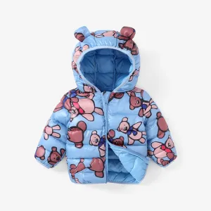 Baby/Kid Boy/Girl Childlike Hooded Winter Coat #1171851