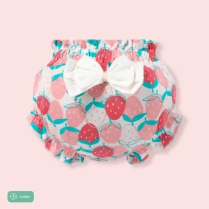 Baby/Kid Girl Childlike 95%Cotton Strawberry Underwear #1327956