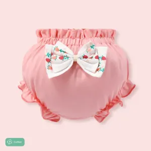 Baby/Kid Girl Childlike 95%Cotton Strawberry Underwear #1327960