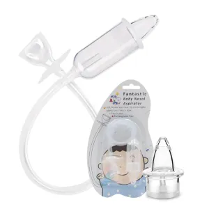 Baby Nasal Aspirator Manual Baby Nose Sucker for Newborns Infants and Toddlers