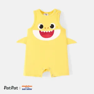 Baby Shark Baby Boy/Girl Cotton Graphic Tank Romper #1034577