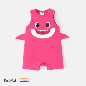 Baby Shark Baby Boy/Girl Cotton Graphic Tank Romper #1034587