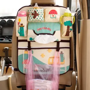Baby Stroller Storage Bag Stroller Accessories Backseat Car Oxford Cloth Organizer Bag Baby Supplies Storage #1045267