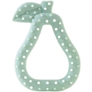 Baby Teether Toys Toddle Safe Pear Teething Ring Silicone Chew Dental Care Toothbrush Nursing Beads Gift For Infant #890497