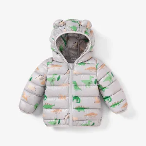 Baby/Toddler Boy Dinosaur Animal Pattern Winter Coat #1068960