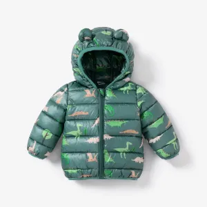 Baby/Toddler Boy Dinosaur Animal Pattern Winter Coat #1068964