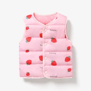 Baby/Toddler Girl/Boy Childlike Animal/Fruit/Floral Pattern Cotton Coat #1195393