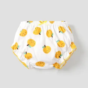 Baby/Toddler Girl Sweet Fruits and Vegetables Pattern Underwear #1316030